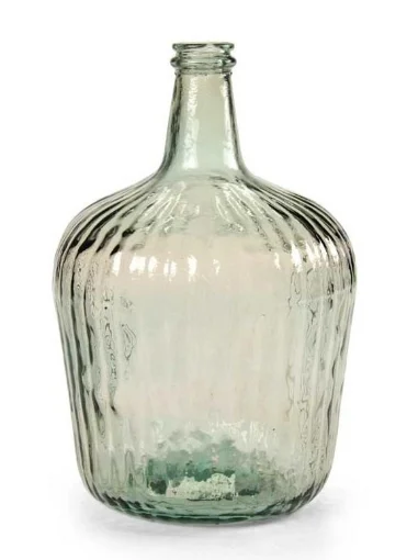 BOTTIGLIA DECORATIVA IN VETRO DA 10 LT IN COLORE CHAMPAGNE - MAURY'S