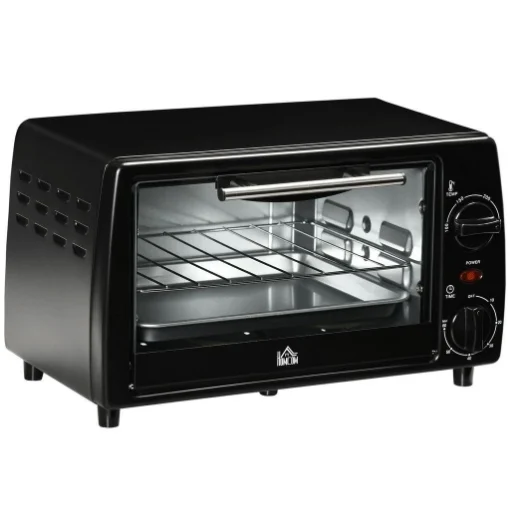 FORNETTO ELETTRICO 10 LT CON TEMPERATURA REGOLABILE E TIMER 750 W 36.5X26X22 CM NERO - MAURY'S