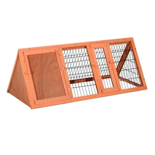 GABBIA PER CONIGLI IN LEGNO DI ABETE, 118X50X45 CM - MAURY'S