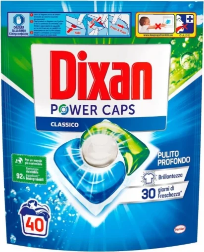 DIXAN POWER CAPS CLASSICO DETERSIVO LAVATRICE IN CAPSULE 40 CAPSULE