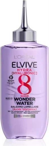 L'ORÉAL PARIS BALSAMO LAMELLARE WONDER WATER HYDRA HYALURONIC PER DARE LUCENTEZZA A CAPELLI DISIDRATATI 200 ML