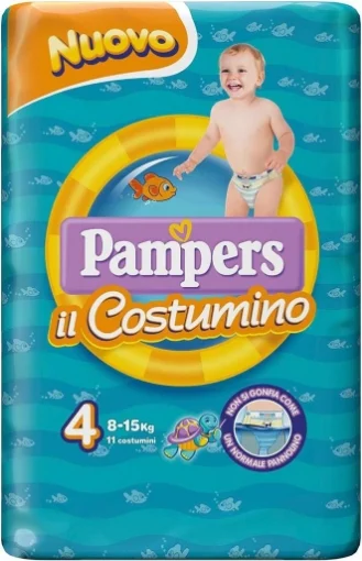 PANNOLINI PAMPERS IL COSTUMINO TAGLIA 4 MAXI 11 PEZZI