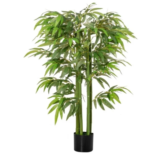 PIANTA FINTA BAMBÙ IN VASO REALISTICO CON 780 FOGLIE PER INTERNO ED ESTERNO 140CM - MAURY'S