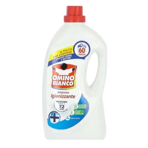 OMINO BIANCO DETERSIVO DA 2,4LT 60 LAVAGGI FORMATO IGIENIZZANTE