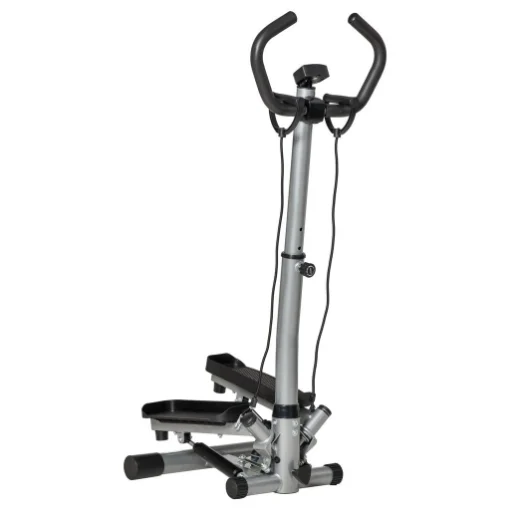 STEPPER CON MANUBRIO REGOLABILE, MONITOR LCD ED ELASTICI - MAURY'S