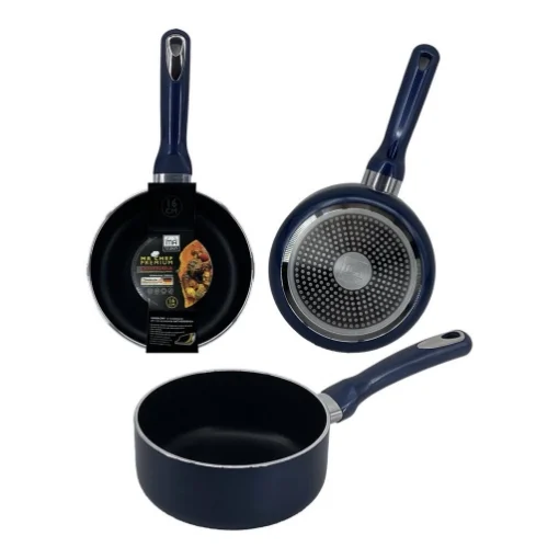 MA MAISON MR CHEF PREMIUM CASSERUOLA CM.16 ANTIADERENTE IN ALLUMINIO CUCINA TRADIZIONALE E INDUZIONE