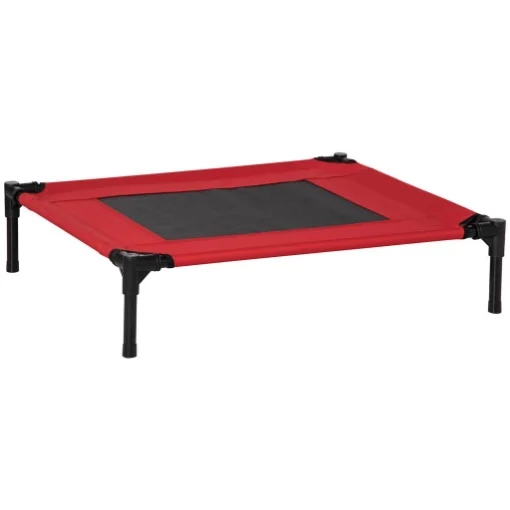 CUCCIA ESTIVA BRANDINA PER CANI FINO A 18KG DA ESTERNO E INTERNO LETTINO PER ANIMALI 76X61X18CM ROSSO - MAURY'S