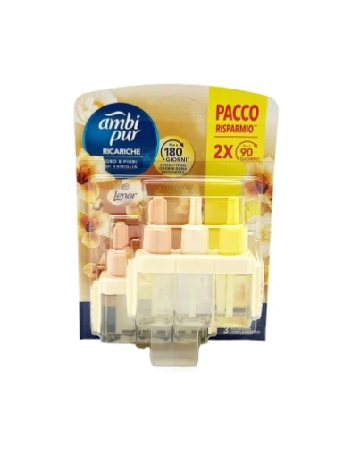 AMBI PUR RICARICHE PER DIFFUSORE ELETTRICO 3VOLUTION FRAGRANZA ORO E FIORI DI VANIGLIA - AMBIPUR