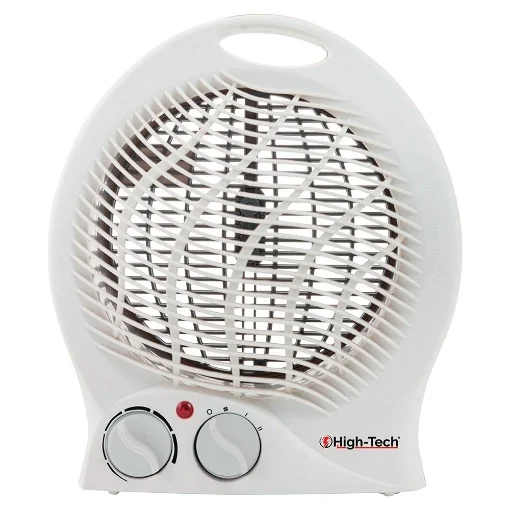 HIGH-TECH TERMOVENTILATORE 1000-2000 W 2 LIVELLI DI POTENZA E SPEGNIMENTO AUTOMATICO