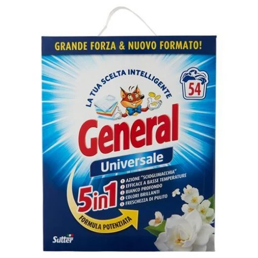 GENERAL DETERSIVO IN POLVERE FUSTINO 54MISURINI UNIVERSALE
