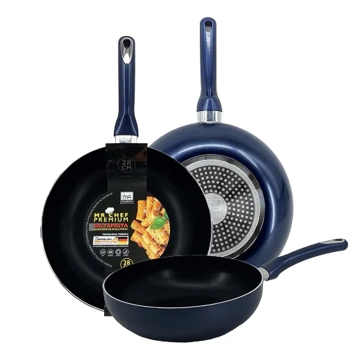 MA MAISON MR CHEF PREMIUM SALTAPASTA CM.28 ANTIADERENTE IN ALLUMINIO CUCINA TRADIZIONALE E INDUZIONE
