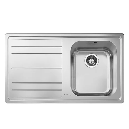 SMEG LAVELLO 86X50 CM 1 VASCA CON GOCCIOLATOIO SINISTRO - EFFEZETA