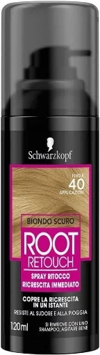 SCHWARZKOPF RITOCCO RICRESCITA SPRAY BIONDO SCURO 120 ML COPRE LA RICRESCITA IN UN ISTANTE