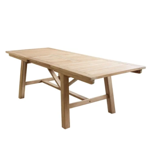 TAVOLO MIRAGE IN LEGNO NATURALE ALLUNGABILE 160/240 X 90 X 77CM OKX - MAURY'S