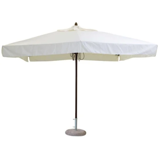 OMBRELLONE VENERE DE LUXE 3 X 3 MT IN COLORE BIANCO OKX - MAURY'S