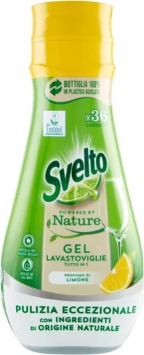 SET 3 PZ SVELTO ECOLABEL GEL LAVASTOVIGLIE 640ML AL LIMONE SGRASSANTE