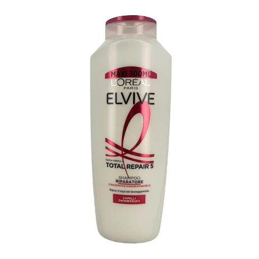 L'OREAL ELVIVE TOTAL REPAIR 5 SHAMPOO RIPARATORE RIPARA I 5 SEGNI DEL DANNEGGIAMENTO PER CAPELLI DANNEGGIATI 700 ML - L'ORÉAL PARIS