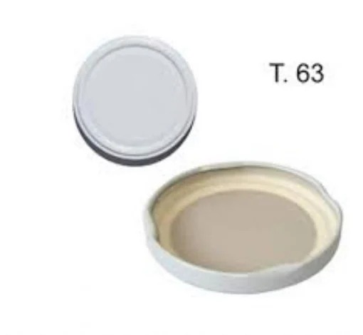 CONFEZIONE DA 100 TAPPI CAPSULA PER CONFETTURA E PASSATE DA 63 MM - MAURY'S