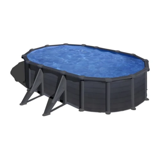 GRANADA PISCINA OVALE GRE CON FILTRO A SABBIA 610 X 375 X 132 CM - MAURY'S