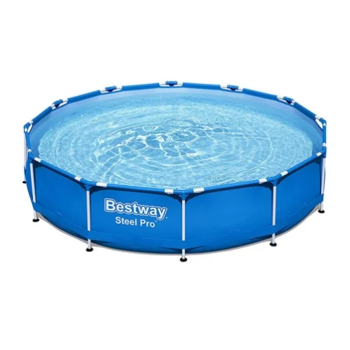BESTWAY STEEL PRO MAX PISCINA FUORI TERRA TONDA Ø 366 X 76 CM BLU - MAURY'S