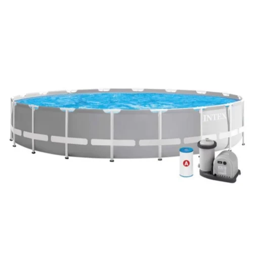 INTEX PRISMA FRAME PISCINA FUORI TERRA CON STRUTTURA TONDA 549 X 122 CM - MAURY'S