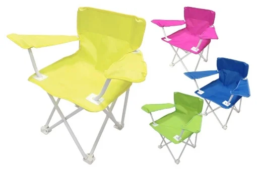 MAURY'S SEDIA DA CAMPEGGIO CON BRACCIOLI 57X25X30/53 COMODA E FUNZIONALE DA ESTERNO COLORI ASSORTITI - PIEGHEVOLE E RICHIUDIBILE OKX