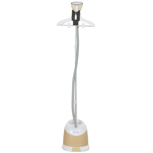 FERRO DA STIRO VERTICALE A VAPORE 1800W CON SERBATOIO 1.8L ALTEZZA REGOLABILE 32X32X32 CM E ACCESSORI ORO - MAURY'S