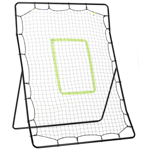 REBOUNDER PER CALCIO E BASEBALL PIEGHEVOLE CON ZONA DI PRECISIONE IN PE E METALLO 123X90X174 CM NERO - MAURY'S