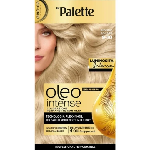 PALETTE SYOSS - OLEO INTENSE SENZA AMMONIACA COLORAZIONE PERMANENTE CON OLIO 9-10 BIONDO SOLARE