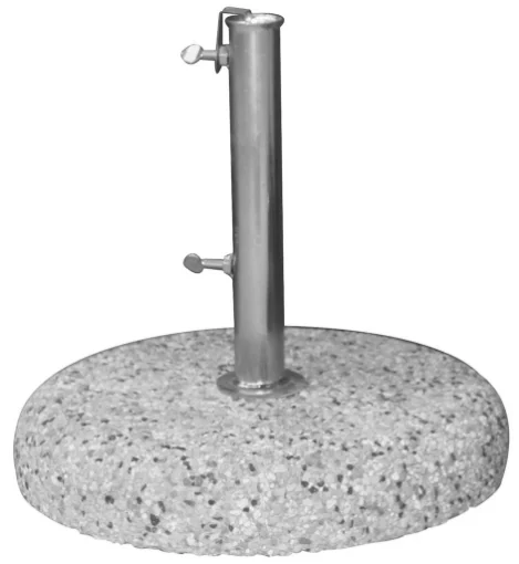 BASE OMBRELLONE IN CEMENTO E GHIAIA Ø 45 - 25 KG