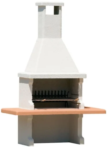 BETON CEPPO BARBECUE A CARBONE 180 X 90 X H 267 CM - BETON BBQ