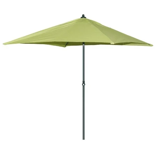 OMBRELLONE IN ALLUMINIO CON DOPPIO TETTO REGOLABILE 2 X 2 M COLORE VERDE CHIARO - GDLC