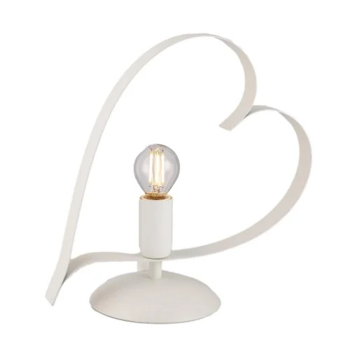 TRENDY LUME DESIGN MODERNO IN METALLO COLORE BIANCO E14 1 LUCE 46 WATT 14X14X35 CM - ITALIAN LIGHT