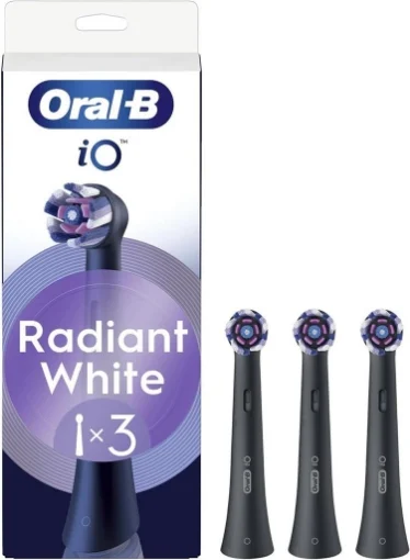 ORAL-B TESTINE RADIANT WHITE RICAMBIO PER SPAZZOLINO ELETTRICO 3 PZ COLORE NERO