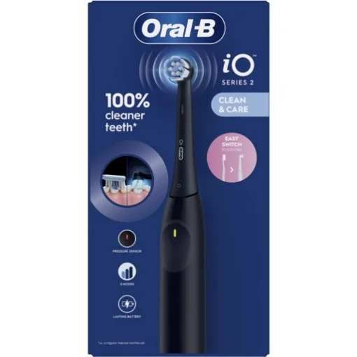 ORAL-B SPAZZOLINO ELETTRICO IO SERIES 2 CLEAN E CARE COLORE NERO