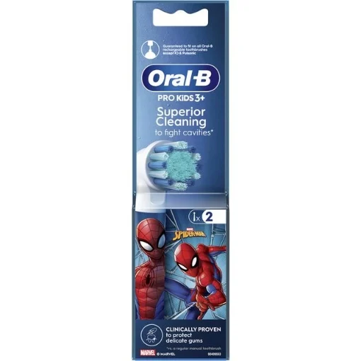 ORAL-B RICARICA SPAZZOLINO ELETTRICO 2 PEZZI - SPIEDERMAN