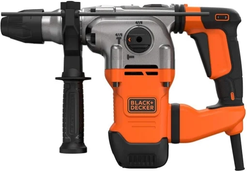 BLACK + DECKER MARTELLO DEMOLITORE/SCALPELLATORE 1250 W - HIGH-TECH