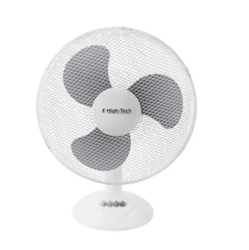 HIGH-TECH VENTILATORE DA TAVOLO 3 VELOCITÀ 45 WATT COLORE BIANCO