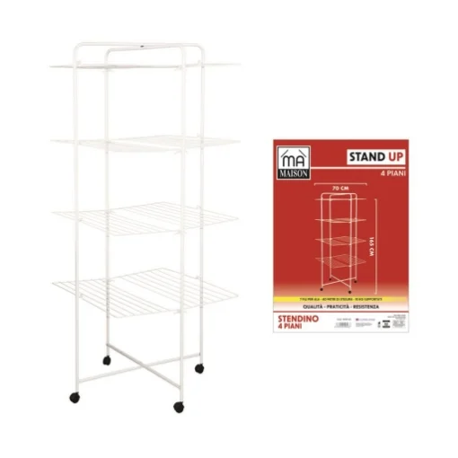 MA MAISON STENDINO STAND UP CON 4 PIANI DIMENSIONI 70X165H CM OKX