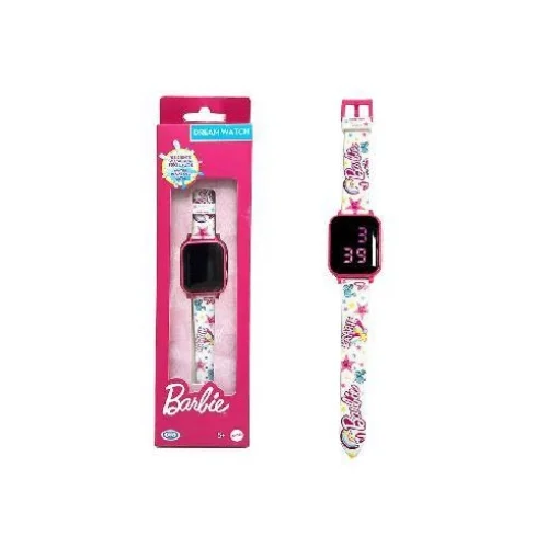 BARBIE - OROLOGIO DIGITALE LED WR 3 ATM RESISTENTE ALL'ACQUA - IN ACCIAIO INOSSIDABILE