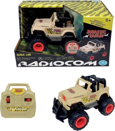RADIOCOM - JURASSIC SAFARI AUTO RC SC. 1:28RC 2.4 GHZ