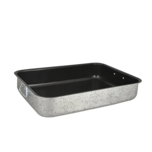 MA MAISON TEGLIA FORNO ROSTIERA LINEA ALESSIA 35X24X7 CM SPESSORE 1,10 MM ANTIADERENTE E ANTIGRAFFIO IN ALLUMINIO