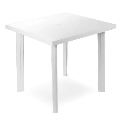 MAURY'S TAVOLO FIOCCO DA ESTERNO 80 X 75 X 72 CM BIANCO USATO COME NUOVO - IPAE PROGARDEN