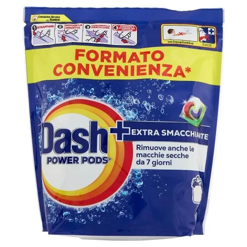 DASH POWER PODS LIQUIDO LAVATRICE EXTRA SMACCHIANTE 35PZ