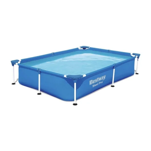 BESTWAY STEEL PRO PISCINA FUORI TERRA FRAME RETTANGOLARE 221 X 150 X 43 CM - MAURY'S