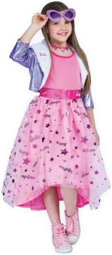 COSTUME CARNEVALE BARBIE DIVA PRINCESS TAGLIA 4-5 ANNI