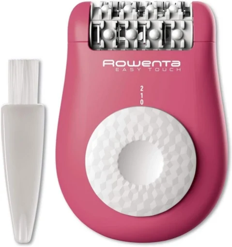 ROWENTA EP1110 EPILATORE EASY TOUCH CON 2 VELOCITÀ , COLORE ROSA