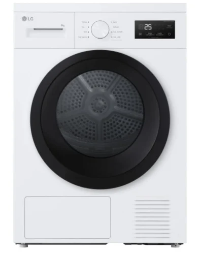LG ASCIUGATRICE 8KG POMPA DI CALOREN, ASCIUGATURA AD ESPULSIONE ARIA - COTONE, DELICATI/SETA, ECO, MIX, SPORT, LANA