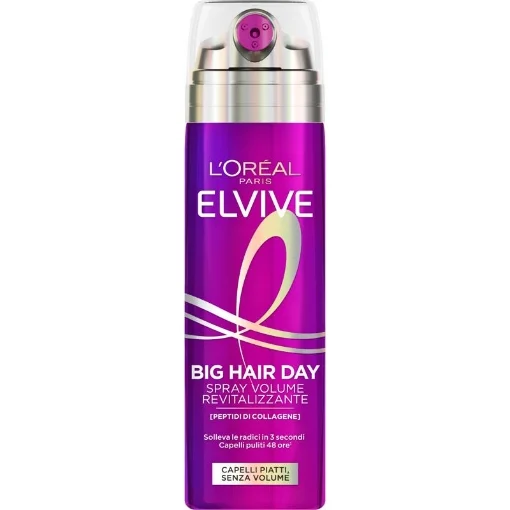 ELVIVE BIG HAIR DAY SPRAY VOLUME REVITALIZZANTE PER CAPELLI PIATTI SENZA VOLUME 200ML