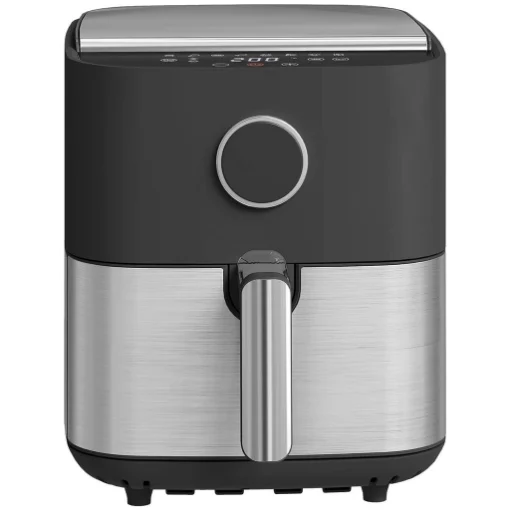 FRIGGITRICE AD ARIA DA 8L, AIR FRYER 1700W CON 8 PROGRAMMI E CIRCOLAZIONE ARIA CALDA A 360¦, DISPLAY LED, NERO - MAURY'S